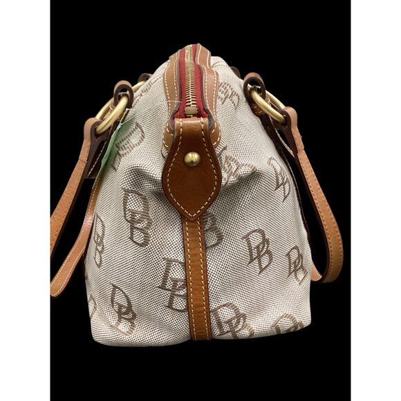 Vintage Dooney & Bourke Bag Women’s One Size Monogram Canvas With Leather Trim - Picture 3 of 7